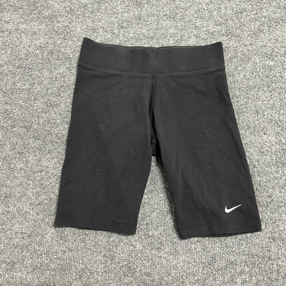 Nike Biker Shorts Womens Size S Black Athletic Workout Stretch Activewear